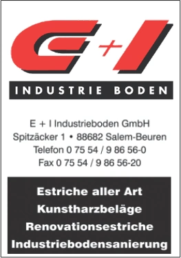 Logo von E + I Industrieboden GmbH