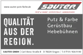 Logo von SAUTER GmbH Putz & Farbe - Gerüstbau - Hebebühnen